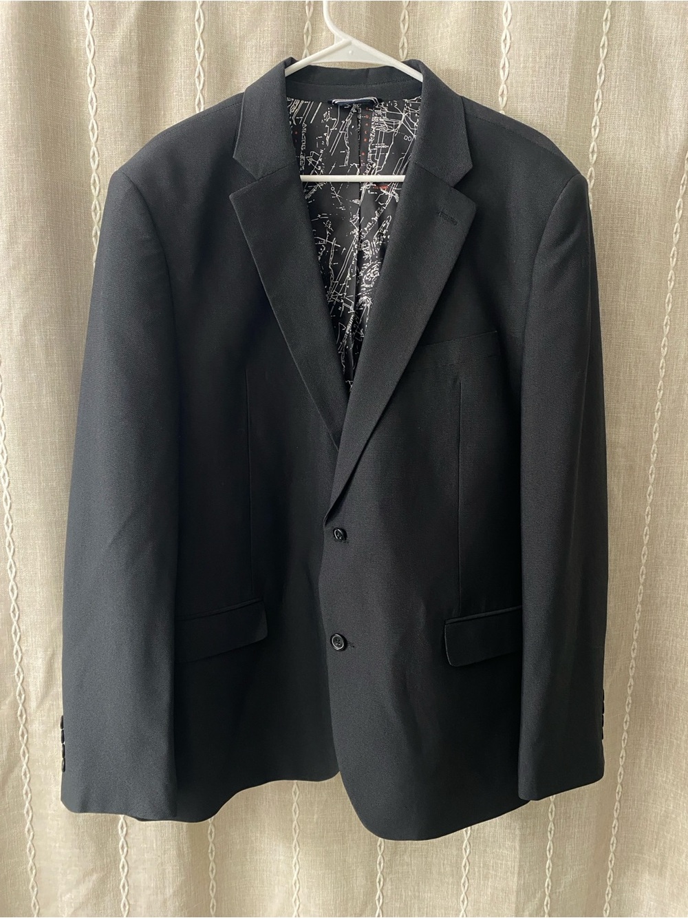 Nautica Men's Dark Grey Dress Pants and Suit Jacket Matching Set